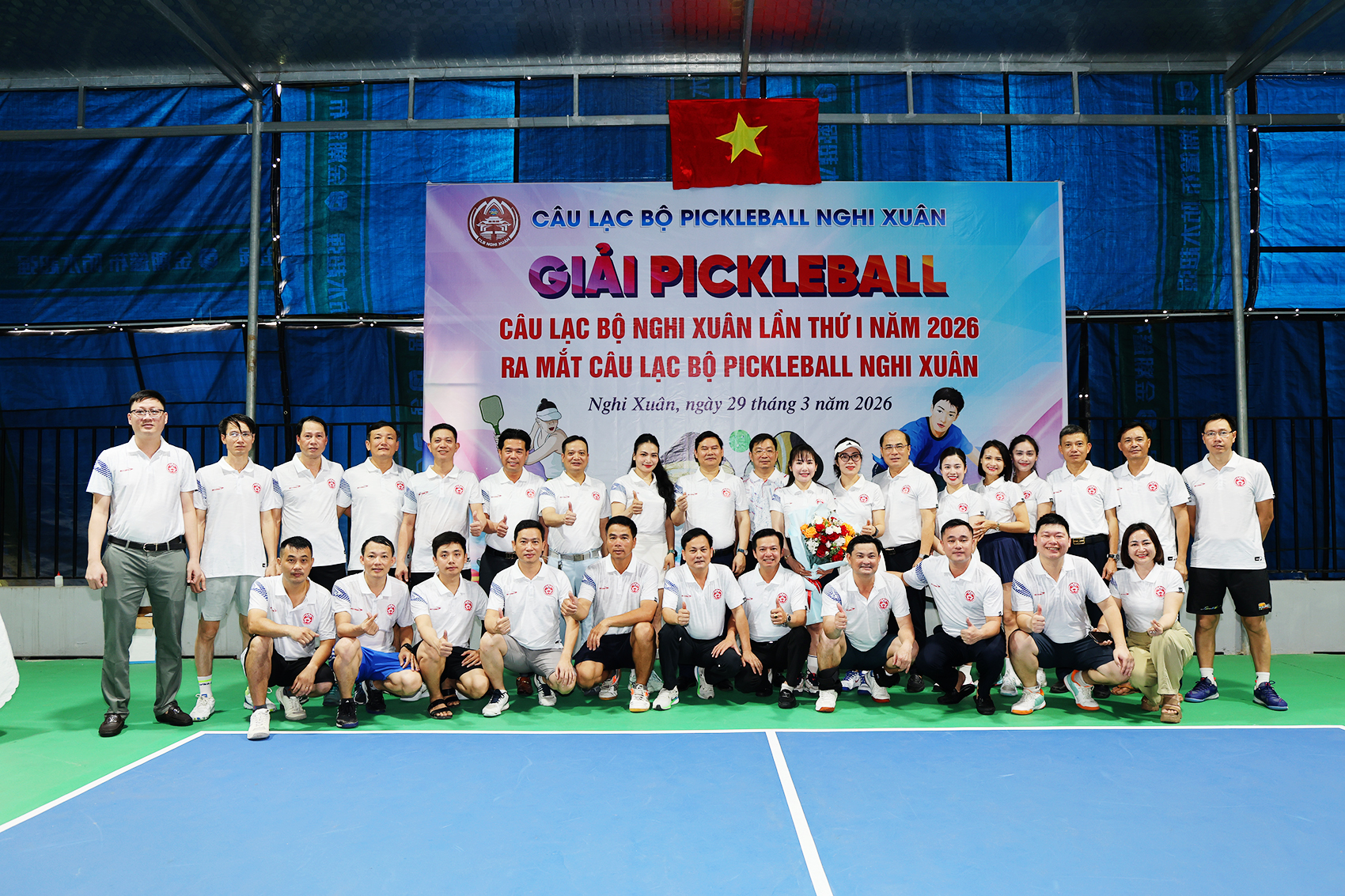 Ra mắt Câu lạc bộ và tổ chức Giải Pickleball Nghi Xuân lần thứ nhất