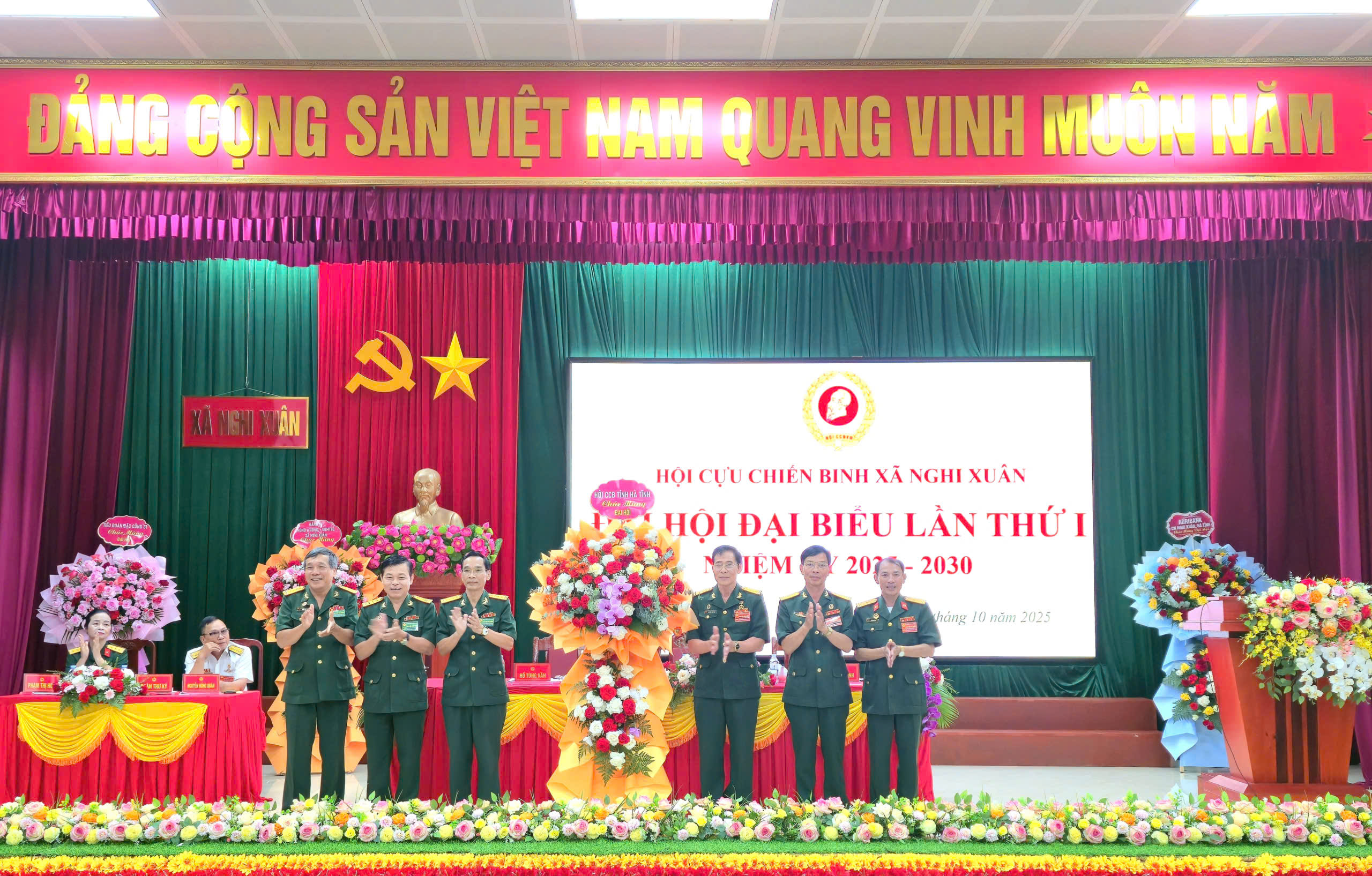 Đại hội đại biểu Hội CCB xã Nghi Xuân lần thứ I, thành công tốt đẹp!