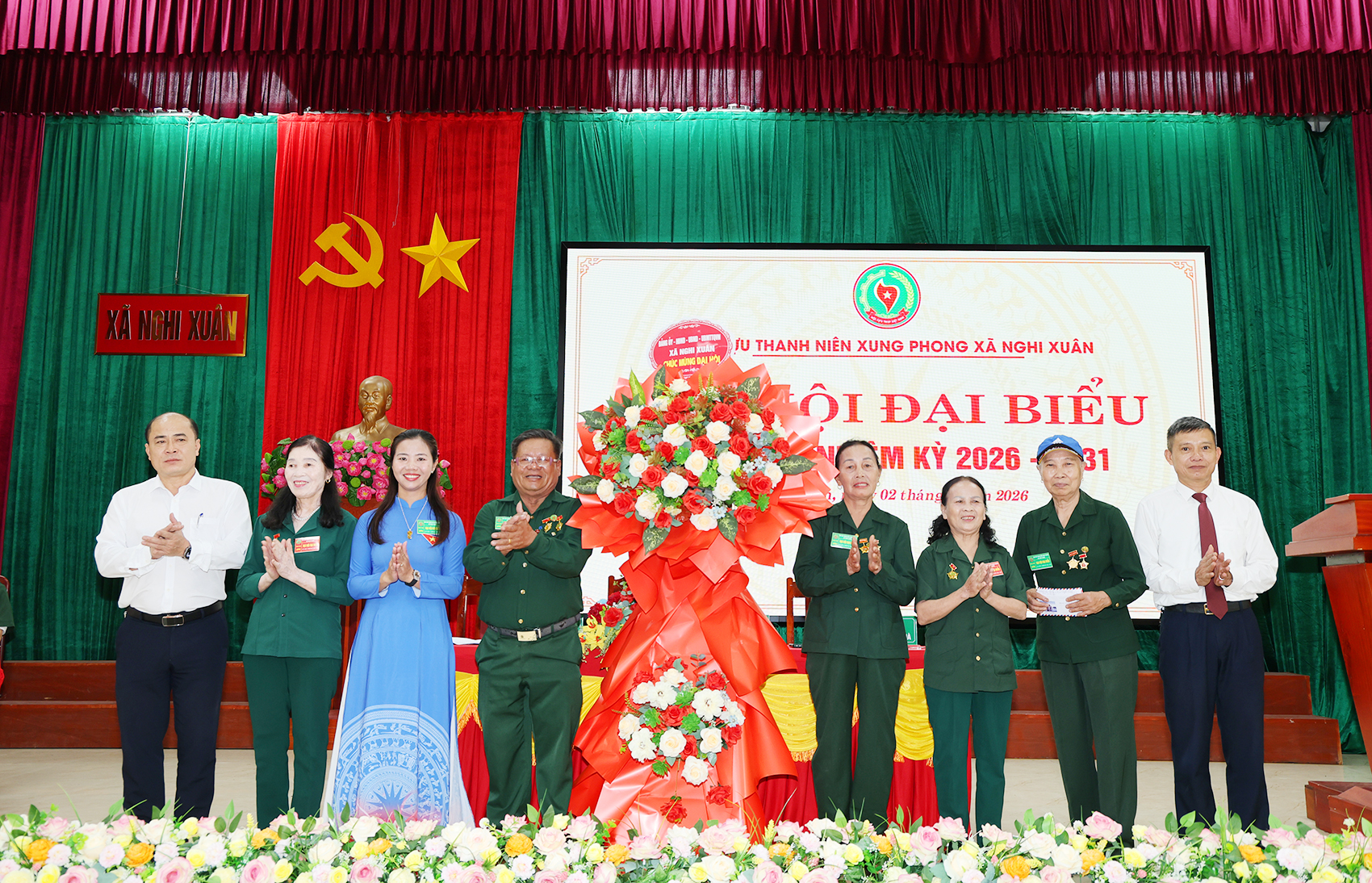 Đại hội đại biểu Hội Cựu Thanh niên xung phong xã Nghi Xuân lần thứ I, nhiệm kỳ 2026 – 2031.