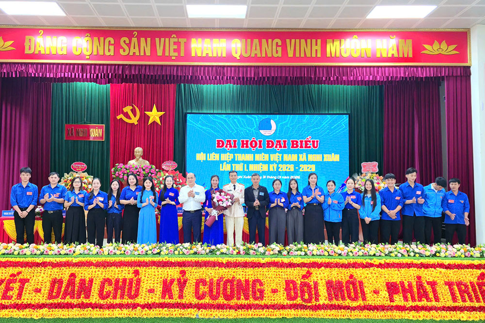 Đại Hội đại biểu Hội Liên hiệp Thanh niên Việt Nam xã Nghi Xuân lần thứ I, nhiệm kỳ 2026 – 2029.