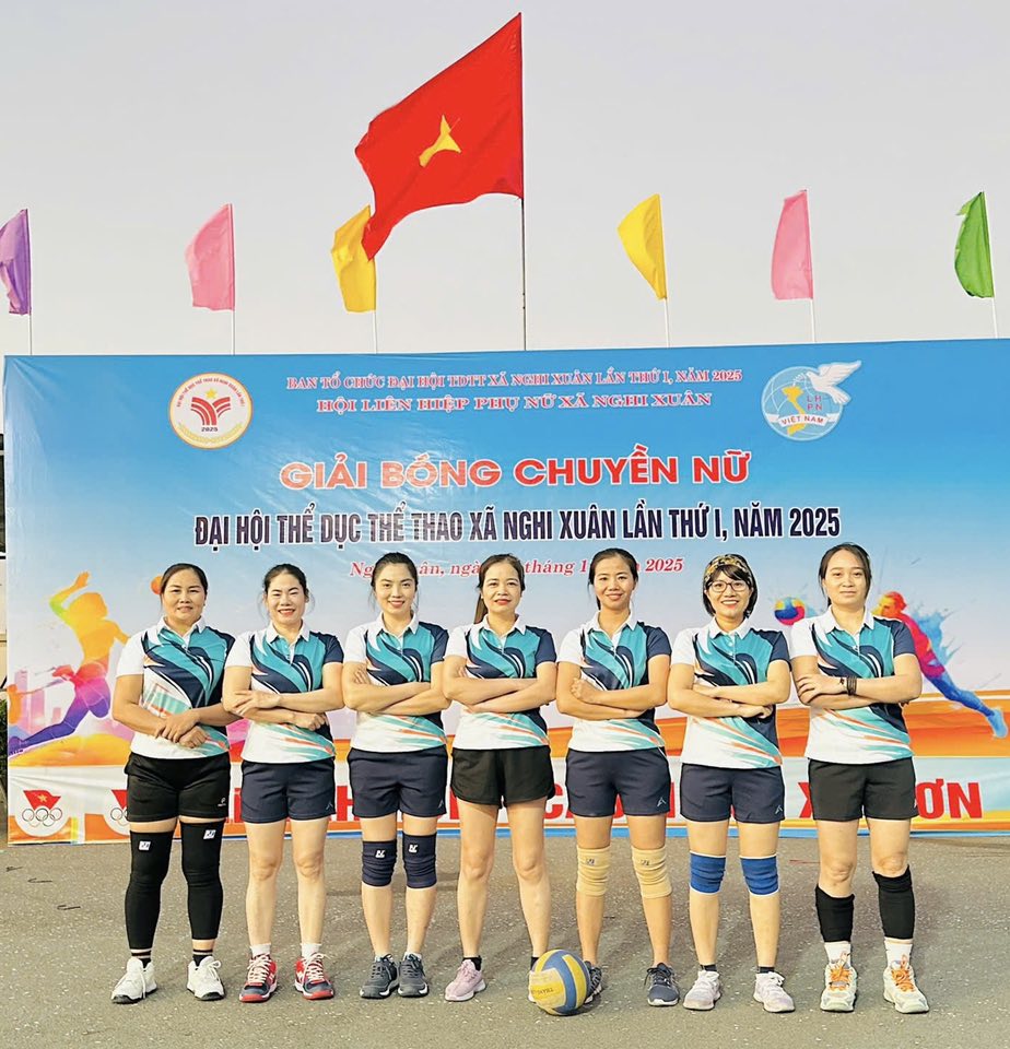 XÃ NGHI XUÂN TỔ CHỨC THÀNH CÔNG GIẢI BÓNG CHUYỀN NỮ ĐẠI HỘI TDTT LẦN THỨ I, NĂM 2025
