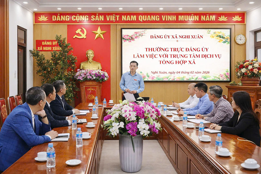 Trung tâm dịch vụ tổng hợp xã Nghi Xuân nỗ lực khắc phục khó khăn, nâng cao hiệu quả hoạt động.