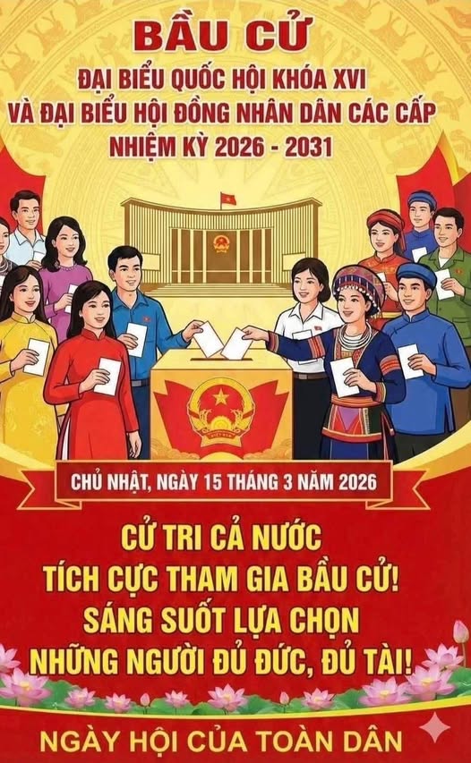 HƯỚNG VỀ NGÀY HỘI NON SÔNG 15/3/2026 - LÁ PHIẾU CỦA NIỀM TIN VÀ TRÁCH NHIỆM