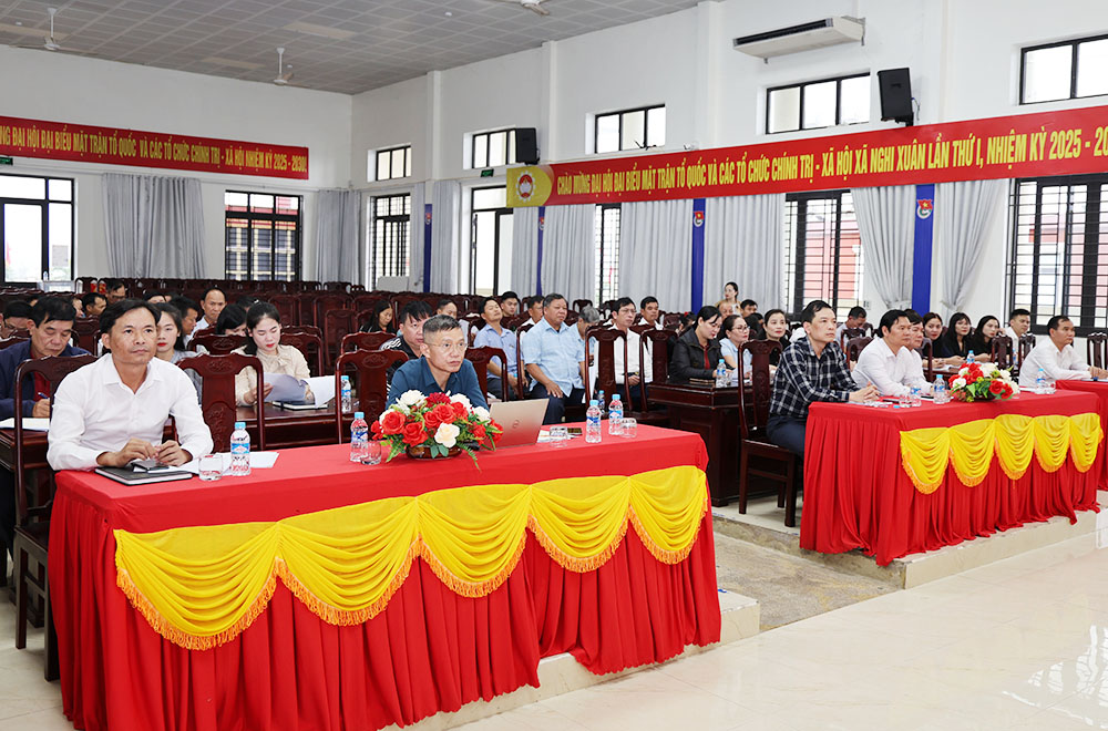 Xã Nghi Xuân gặp mặt người ứng cử đại biểu HĐND xã.