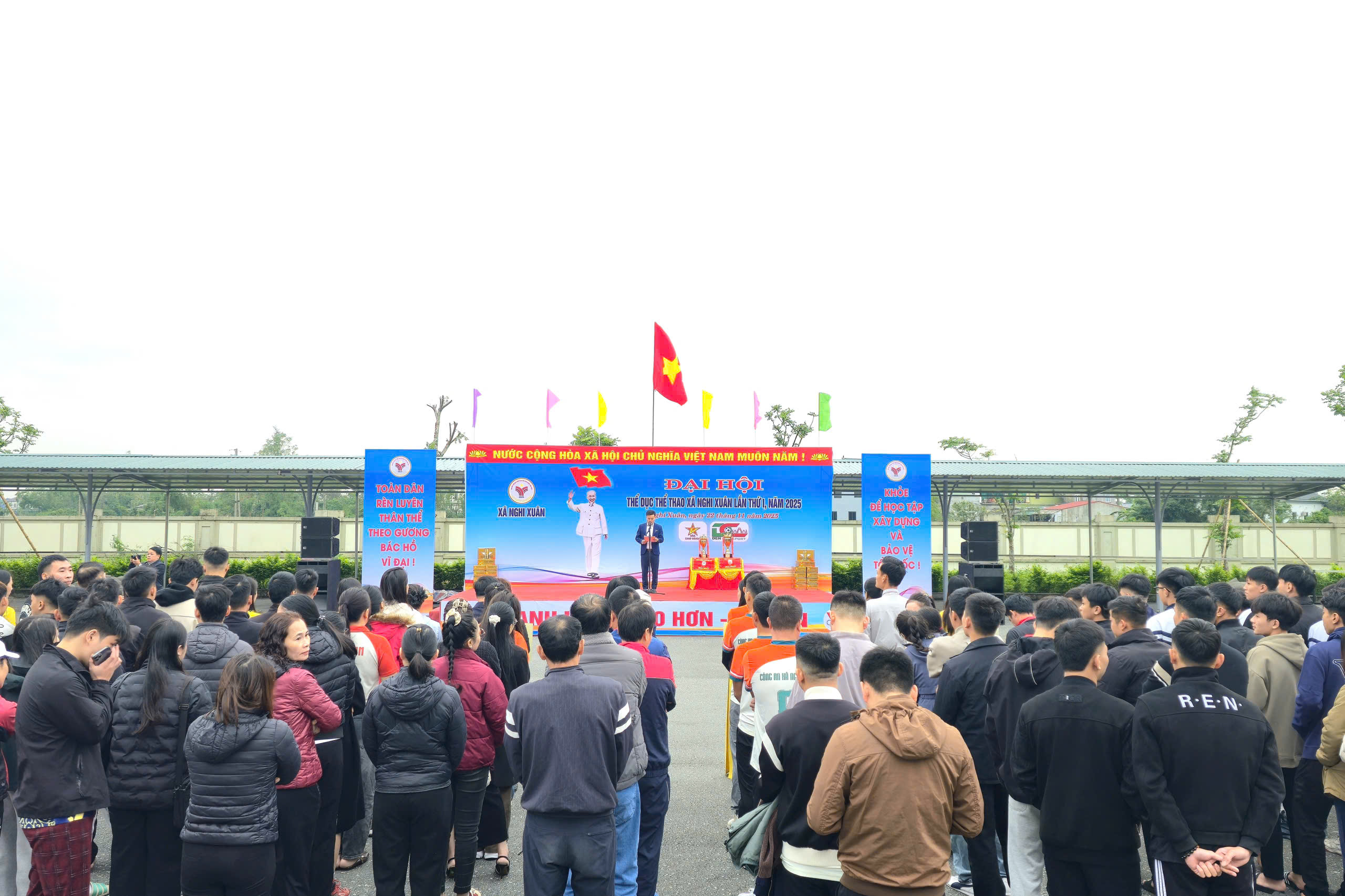 XÃ NGHI XUÂN TỔ CHỨC KHAI MẠC ĐẠI HỘI THỂ DỤC - THỂ THAO LẦN THỨ I, NĂM 2025