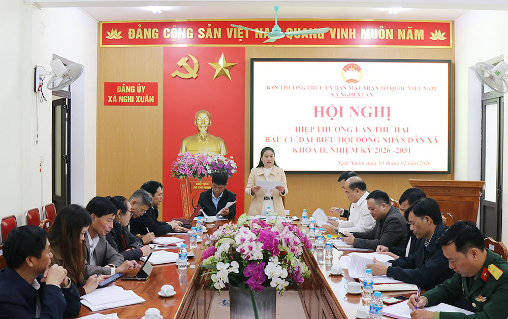 Thống nhất danh sách sơ bộ 39 người ứng cử đại biểu HĐND xã Nghi Xuân.