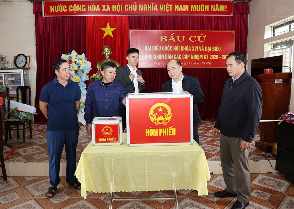 Đảm bảo cơ sở vật chất để ngày hội bầu cử diễn ra thành công tốt đẹp