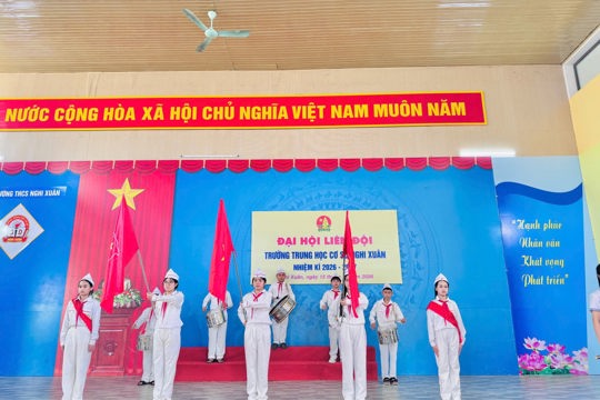 Liên đội Trường THCS Nghi Xuân tổ chức Đại hội nhiệm kỳ 2026–2027