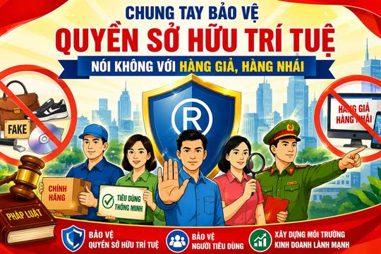 Chung tay bảo vệ quyền sở hữu trí tuệ – Nói không với hàng giả, hàng nhái