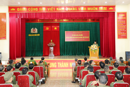 Công an xã Nghi Xuân: Tập huấn nghiệp vụ cho lực lượng tham gia bảo vệ ANTT ở cơ sở năm 2026.