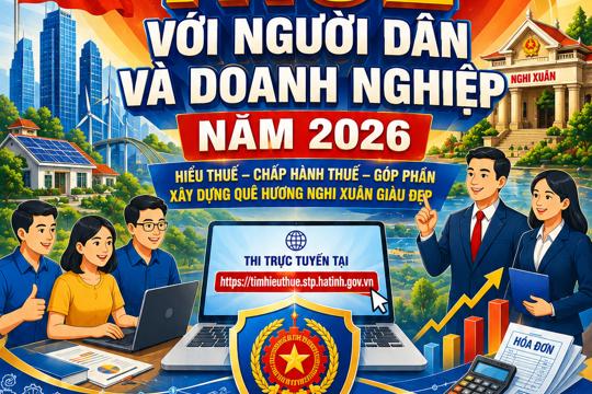 UBND xã Nghi Xuân phát động hưởng ứng Cuộc thi trực tuyến “Thuế với người dân và doanh nghiệp” năm 2026.