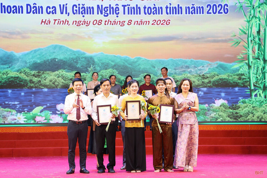 Nghi Xuân: Giành giải cao tại cuộc thi "Đại sứ Văn hóa đọc" và Liên hoan Dân ca Ví, Giặm Nghệ Tĩnh năm 2026.