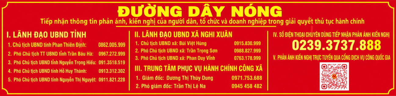 Công khai đường dây nóng tiếp nhận phản ánh, kiến nghị của người dân, tổ chức và doanh nghiệp trong giải quyết thủ tục hành chính