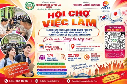 Ngày 18/9: Hội chợ việc làm – kết nối cơ hội nghề nghiệp cho lao động về nước