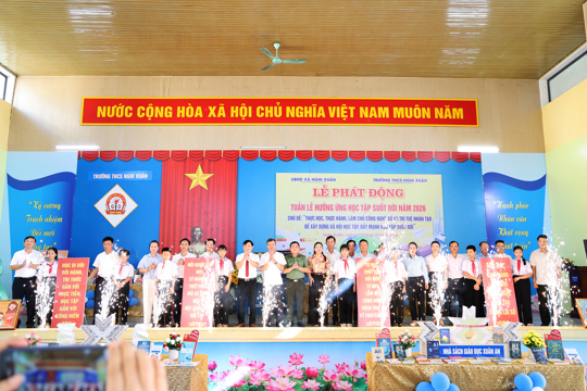 Xã Nghi Xuân: Khai mạc Tuần lễ hưởng ứng học tập suốt đời năm 2026