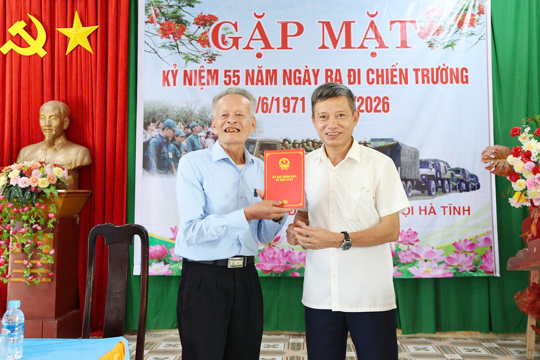 Tiểu đoàn 48 -  tỉnh đội Hà Tĩnh gặp mặt kỷ niệm 55 năm ngày đi ra chiến trường. 