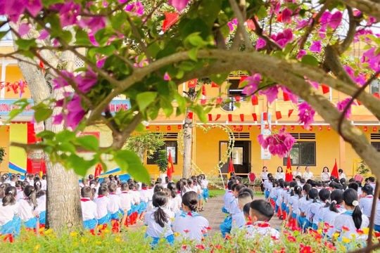Trường Tiểu học Nghi Xuân – Phân hiệu 3 sôi nổi chào tuần học mới