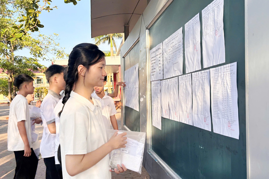 434 thí sinh xã Nghi Xuân tham gia Kỳ thi tuyển sinh vào lớp 10 THPT.