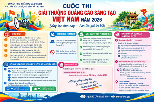 Hưởng ứng Giải thưởng Quảng cáo sáng tạo Việt Nam năm 2026