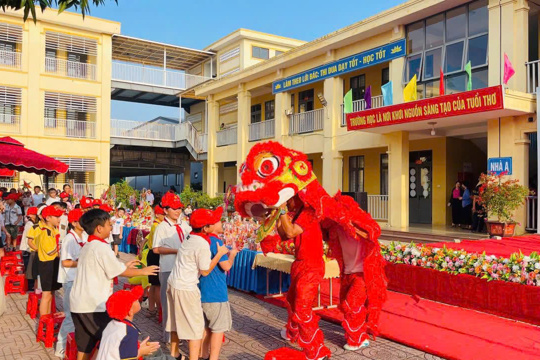 Trung thu đoàn viên – Kết nối yêu thương tại trường tiểu học Nghi Xuân - phân hiệu 2 