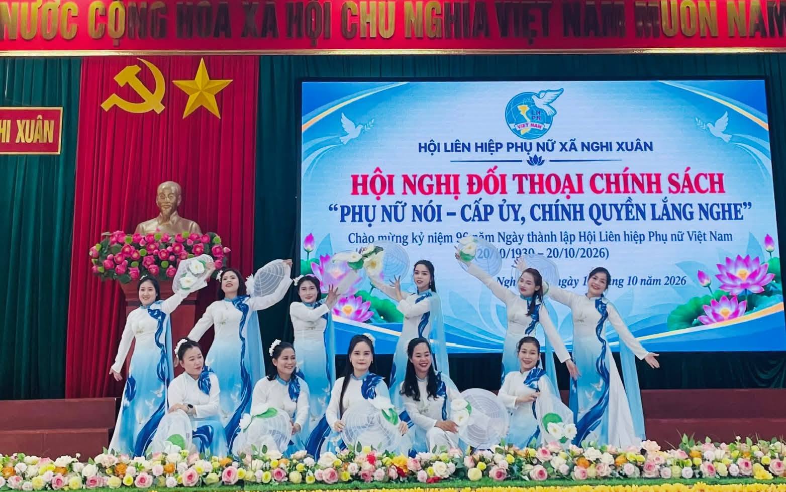 Phụ nữ xã Nghi Xuân sôi nổi các hoạt động chào mừng ngày Phụ nữ Việt Nam 20/10