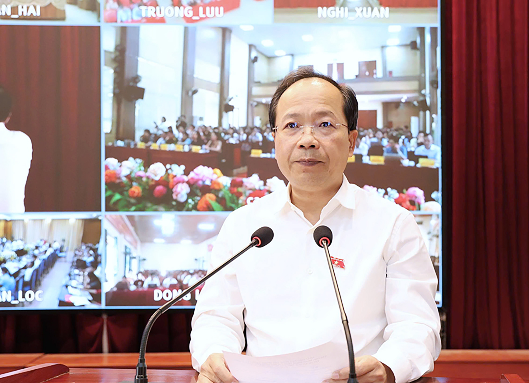 Đoàn ĐBQH Hà Tĩnh tiếp xúc cử tri trước Kỳ họp thứ 2, Quốc hội khóa XVI