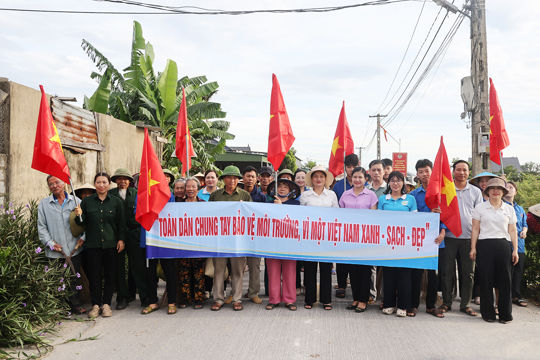 Lan tỏa phong trào “Toàn dân chung tay bảo vệ môi trường” ở xã Nghi Xuân