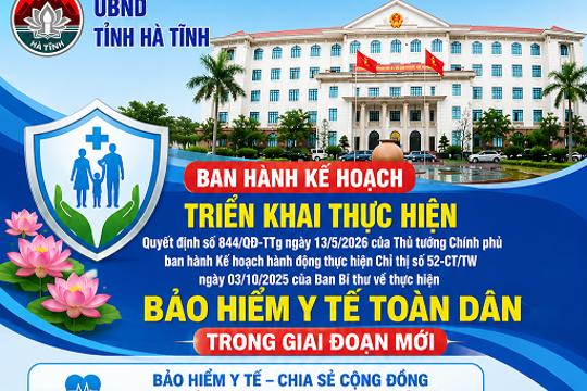 Hà Tĩnh triển khai thực hiện Kế hoạch hành động về bảo hiểm y tế toàn dân trong giai đoạn mới