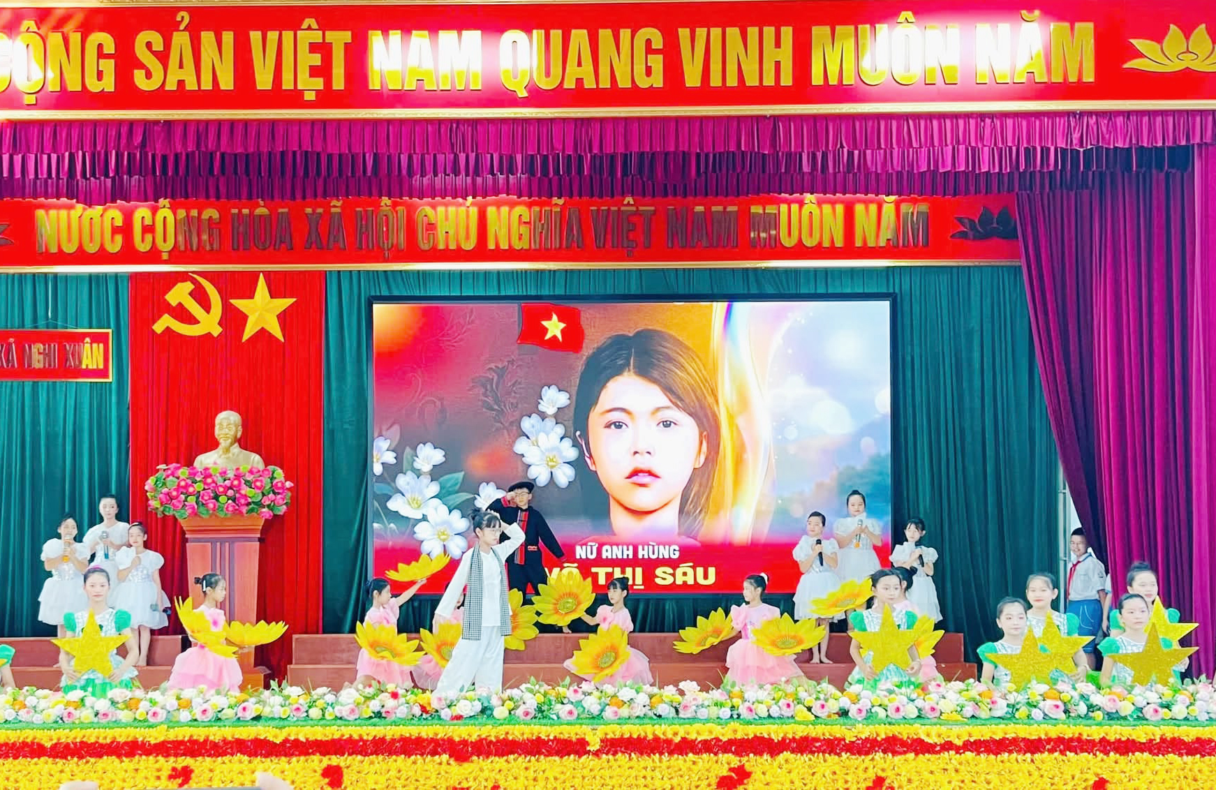 Đổi mới trong tổ chức Đại hội liên đội Trường Tiểu học Nghi Xuân