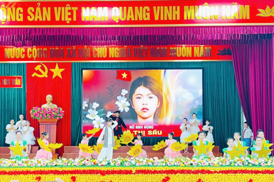 Đổi mới trong tổ chức Đại hội liên đội Trường Tiểu học Nghi Xuân 