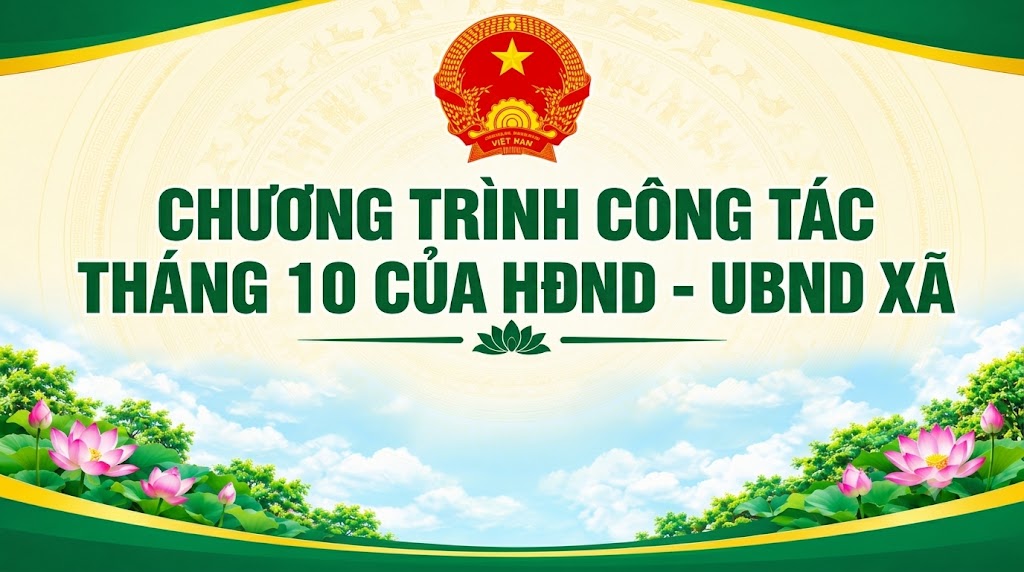 Chương trình công tác tháng 10